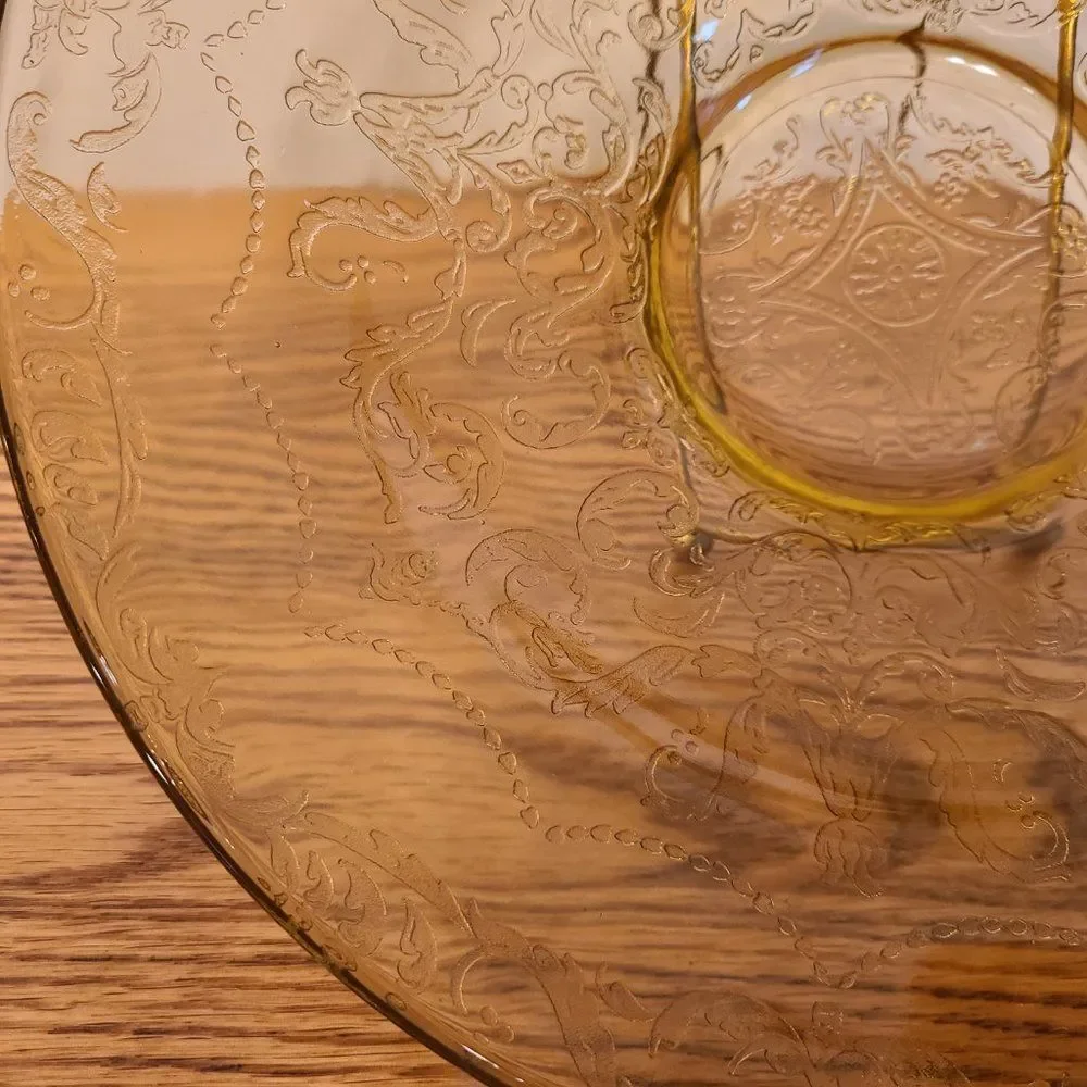 Federal Glass Co. Madrid Golden Glow Depression Glass 11